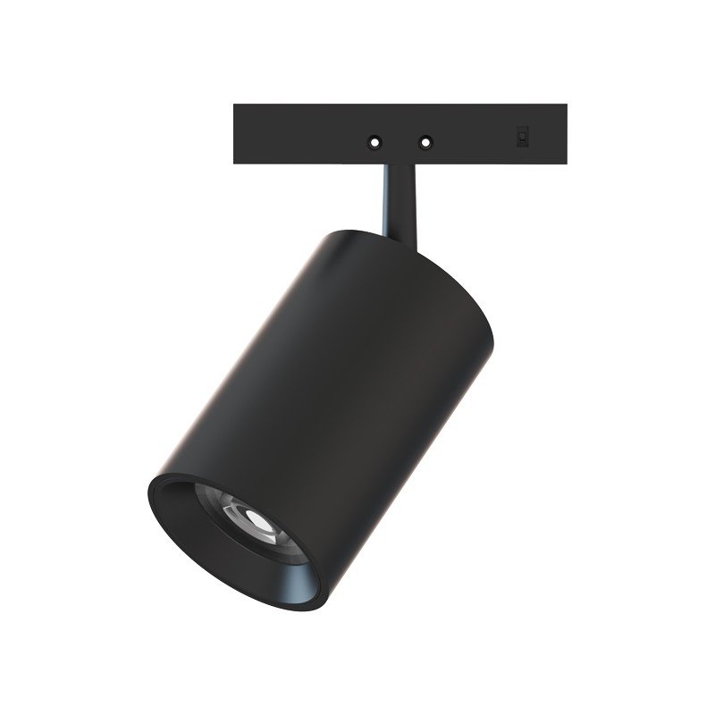 ΜΙΝΙ ΜΑΥΡΟ ΜΑΓΝΗΤΙΚΟ ΣΠΟΤ 24V DC 5W 3000K 510LM 24° Ra90 5YRS Φ35,5x55mm