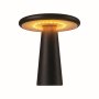 LED SMD TABLE BATTERY LUMINAIRE 3W 140LM 3.000K DARK GREY 270° CRI80 IP54