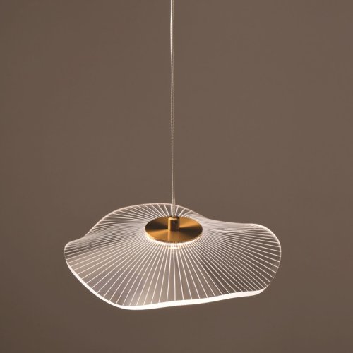 ΚΡΕΜΑΣΤΟ Φ/Σ LED 5W 3000K 400LM NINFEA ΟΡΕΙΧΑΛΚΟ ΜΕΤ/ΚΟ...