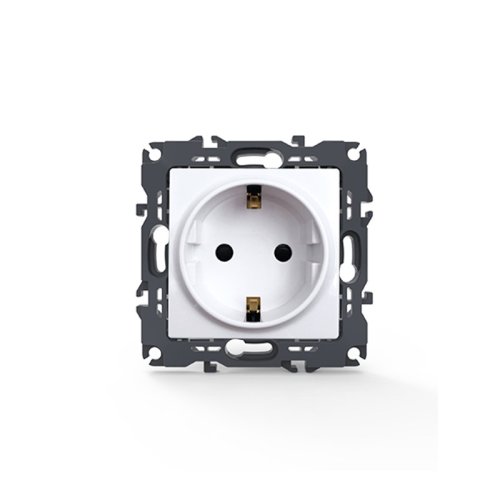 PRIME ΠΡΙΖΑ ΣΟΥΚΟ ΑΣΦΑΛΕΙΑΣ ΛΕΥΚΗ 2P+E 16A 250VAC IP20