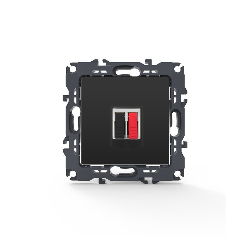 PRIME ΠΡΙΖΑ ΗΧΕΙΩΝ ΜΟΝΗ ΜΕ ΚΛΙΠ ΠΛΑΣΤΙΚΗ MAT ΑΝΘΡΑΚΙ 36-230VAC IP20