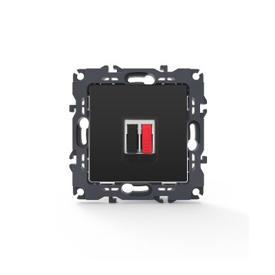 PRIME ΠΡΙΖΑ ΗΧΕΙΩΝ ΜΟΝΗ ΜΕ ΚΛΙΠ ΠΛΑΣΤΙΚΗ MAT ΑΝΘΡΑΚΙ 36-230VAC IP20