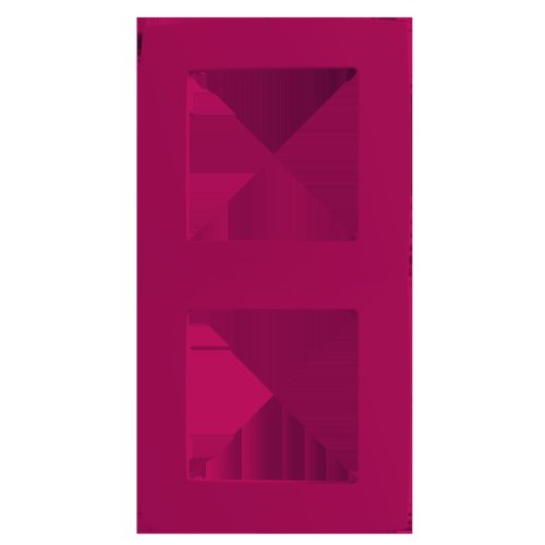 PRIME ΠΛΑΙΣΙΟ 2 ΘΕΣΕΩΝ ΡΟΖ IP20