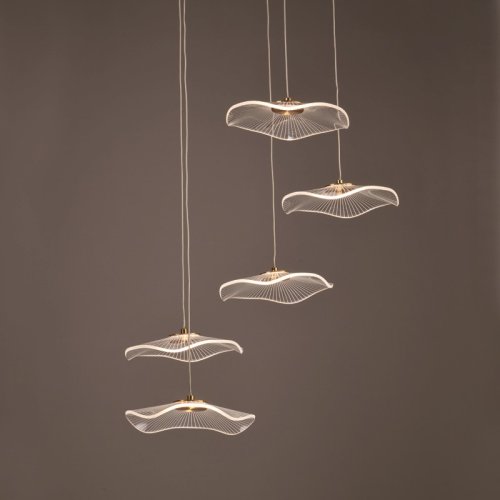 ΚΡΕΜΑΣΤΟ Φ/Σ LED 25W 3000K 1750LM NINFEA ΟΡΕΙΧΑΛΚΟ ΜΕΤ/ΚΟ...