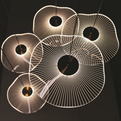 ΚΡΕΜΑΣΤΟ Φ/Σ LED 25W 3000K 1750LM NINFEA...