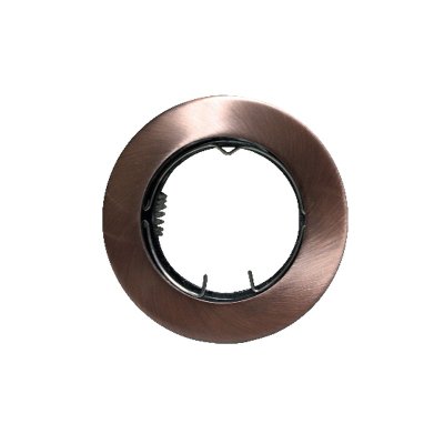 ΣΠΟΤ ΧΩΝΕΥΤΟ ΣΤΡΟΓΓΥΛΟ ΧΑΛΚΙΝΟ ΣΥΜΒΑΤΙΚΟ 1xGU10 IP20 Φ75mm