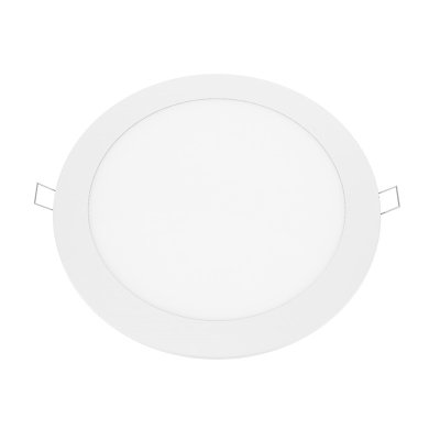 LED SLIM PANEL WHITE ROUND REC. 24W 3000K 2200LM Φ298 230V AC Ra80