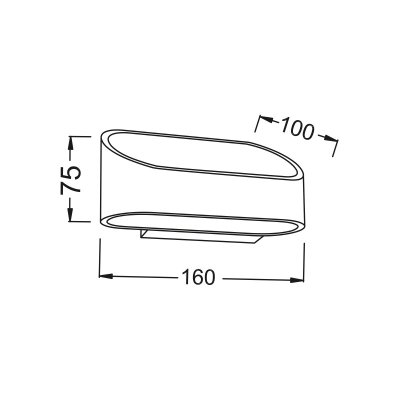 NEPHELE-ΦΩΤΙΣΤΙΚΟ ΕΠΙΤΟΙΧΟ ΜΑΥΡΟ ΜΑΤ ΜΕΤΑΛΛΙΚΟ...