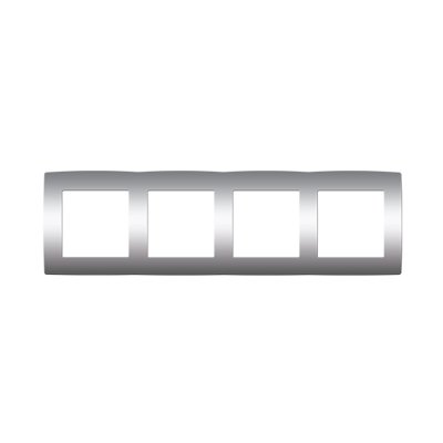 PRIME ΠΛΑΙΣΙΟ 4 ΘΕΣΕΩΝ MAT ΑΛΟΥΜΙΝΙΟ IP20