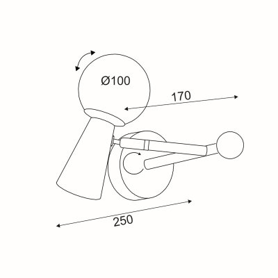 ΕΠΙΤΟΙΧΟ Φ/Σ 1xG9+1xGU10 KIMOLOS ΧΡΥΣΟ ΜΕΤ/ΚΟ +...