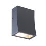 LED SMD WALL LUMINAIRE 13W 650LM 120° 230V AC 3.000K DARK GREY CRI80 IP65 30.000HRS