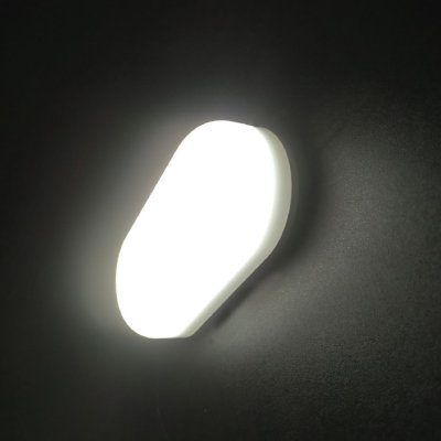 LED PC WHITE WALL LUMINAIRE 230V AC IP66 12W...