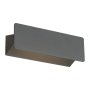 LED SMD WALL LUMINAIRE 8W 450LM 110° 230V AC 3.000K DARK GREY CRI80 IP54 30.000HRS