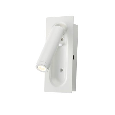 AIAS-ΦΩΤΙΣΤΙΚΟ ΕΠΙΤΟΙΧΟ ΛΕΥΚΟ ΜΑΤ ΜΕΤΑΛΛΙΚΟ LED 3W 3200K 190LM IP20 7X5X17CM