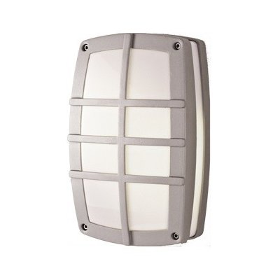 CUBE II - ΑΠΛΙΚΑ ΕΞΩΤΕΡΙΚΟΥ ΧΩΡΟΥ ΑΛΟΥΜΙΝΙΟ ΓΚΡΙ ΣΥΜΒΑΤΙΚΟ 2xE27 IP54 290x90x180mm