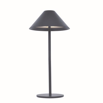 LED SMD TABLE BATTERY LUMINAIRE 3W 140LM 3.000K DARK GREY 270° CRI80 IP54