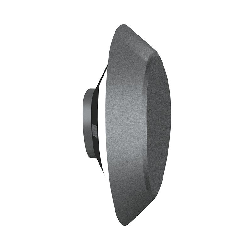 LED SMD WALL LUMINAIRE 7W 520LM 330° 230V AC 3.000K DARK GREY CRI80 IP54 30.000HRS