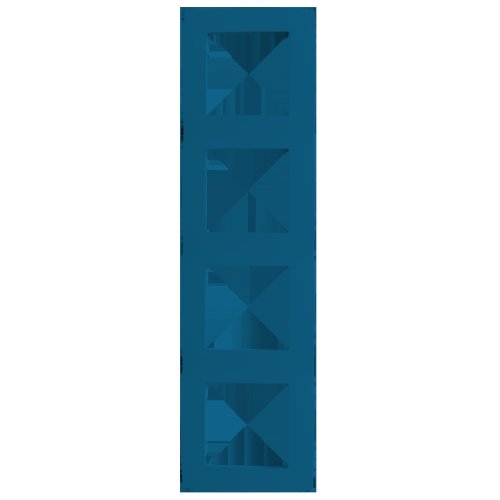 PRIME ΠΛΑΙΣΙΟ 4 ΘΕΣΕΩΝ IP20 ΓΑΛΑΖΙΟ