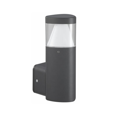 LED SMD WALL LUMINAIRE 7W 410LM 340° 230V AC 3.000K DARK GREY CRI80 IP54 30.000HRS