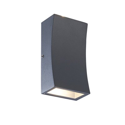 LED HP WALL LUMINAIRE 6W 180LM 89° 230V AC 3.000K DARK GREY CRI80 IP65 30.000HRS