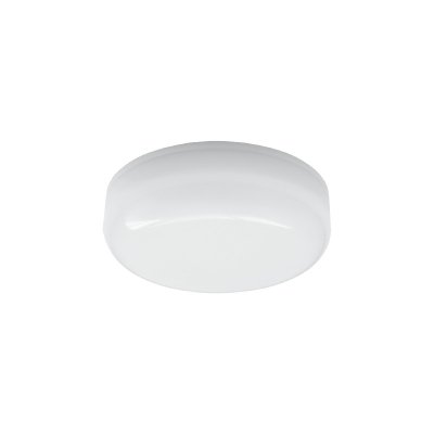 LED PC WHITE CEILING LUMINAIRE 230V AC IP66 12W 1020lm 3000K 180° Ra80