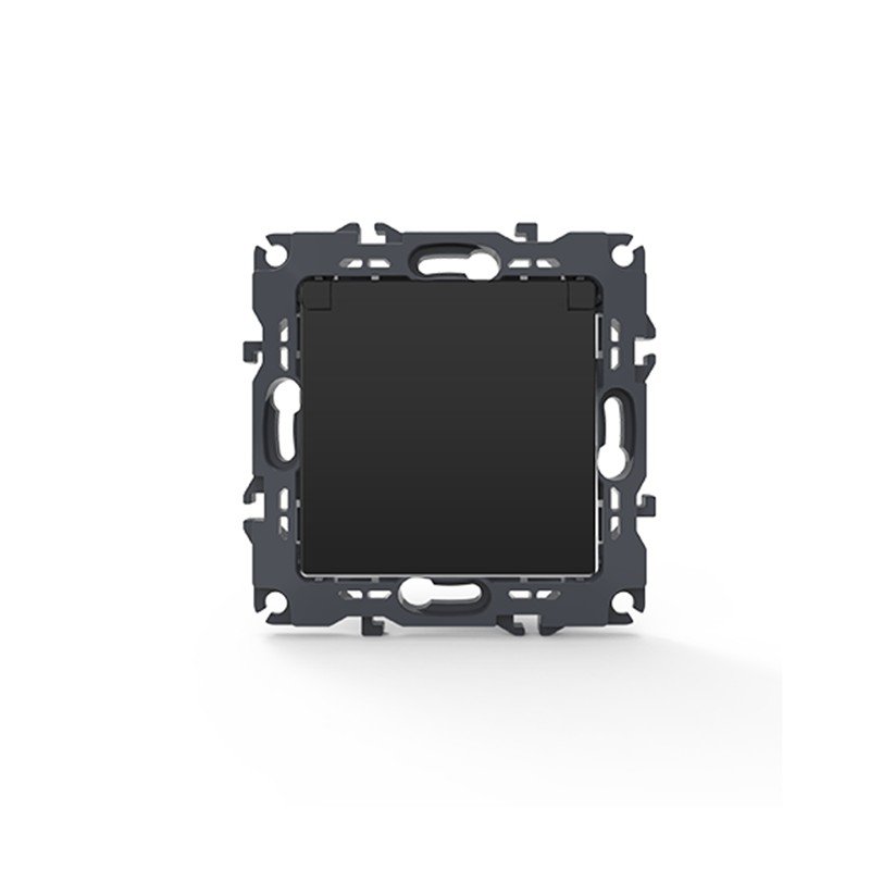 PRIME ΠΡΙΖΑ ΣΟΥΚΟ ΚΑΠΑΚΙ ΑΣΦΑΛΕΙΑΣ MAT ΑΝΘΡΑΚΙ 2P+E 16A 250VAC IP20