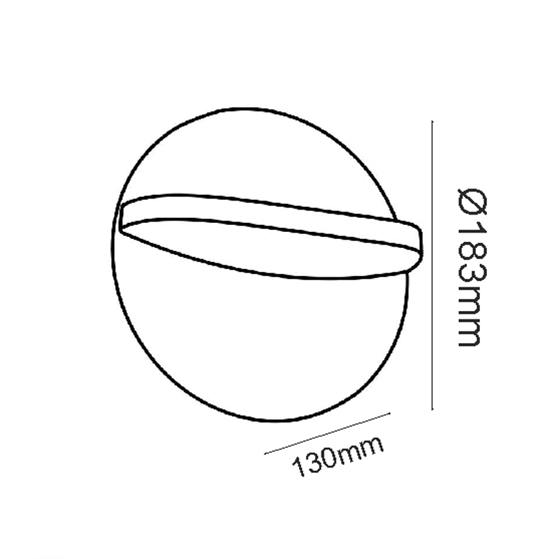 LED SMD WALL LUMINAIRE 16W 790LM 120° 230V AC...