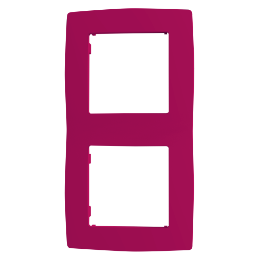 PRIME ΠΛΑΙΣΙΟ 2 ΘΕΣΕΩΝ ΡΟΖ IP20 2