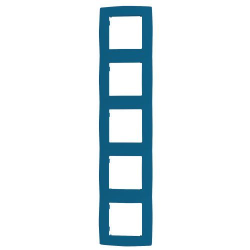 PRIME ΠΛΑΙΣΙΟ 5 ΘΕΣΕΩΝ ΓΑΛΑΖΙΟ IP20 2