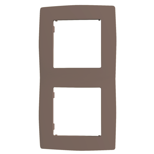 PRIME ΠΛΑΙΣΙΟ 2 ΘΕΣΕΩΝ ΕΚΡΟΥ IP20 2