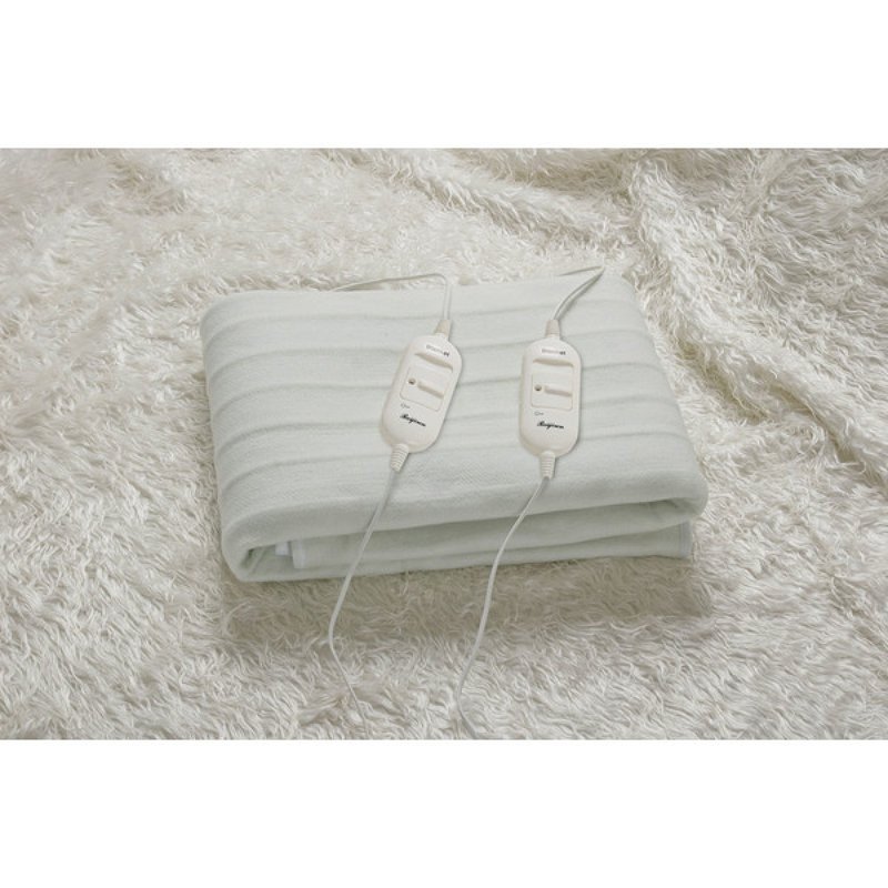 Oscar Plus B-202 Διπλό Ηλεκτρικό Υπόστρωμα Λευκό 120W 140x160εκ.