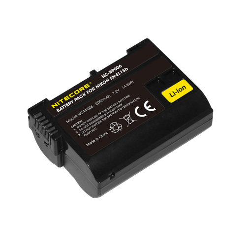 ΜΠΑΤΑΡΙΑ NITECORE for Nikon EN-EL15b, 7.2V, 2040mAh, 14.6Wh 2