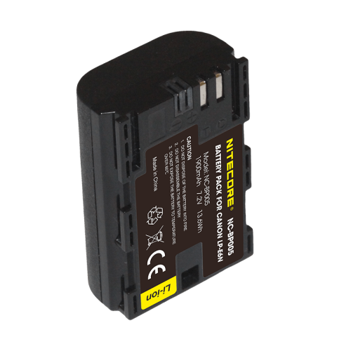 ΜΠΑΤΑΡΙΑ NITECORE for Canon LP-E6N, 7.2V, 1900mAh, 13.6Wh 2