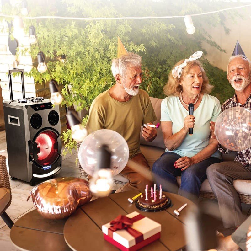 Akai ABTS-112 Φορητό Bluetooth karaoke party...