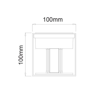 LED COB WALL LUMINAIRE 6W 435LM 0-120° 230VAC...