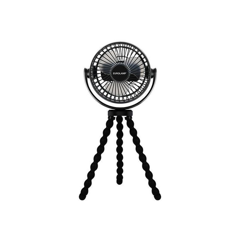 ΑΝΕΜΙΣΤΗΡΑΣ ΓΡΑΦΕΙΟΥ ΜΑΥΡΟΣ Φ12 5W ΕΥΚΑΜΠΤΟ ΤΡΙΠΟΔΟ ΕΠΑΝΑΦΟΡΤΙΖΟΜΕΝΟΣ