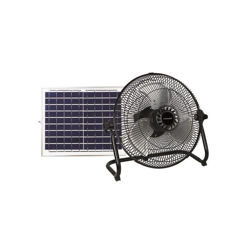 ΑΝΕΜΙΣΤΗΡΑΣ ΔΑΠΕΔΟΥ ΜΕΤΑΛΛΙΚΟΣ Φ37 15W ΕΠΑΝΑΦΟΡΤΙΖΟΜΕΝΟΣ ΜΕ ΗΛΙΑΚΟ ΠΑΝΕΛ