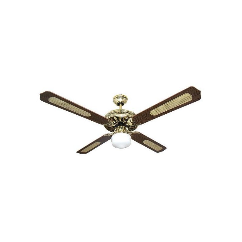 ΑΝΕΜΙΣΤΗΡΑΣ ΟΡΟΦΗΣ ΜΕ 1ΦΩΣ E27 ΚΑΦΕ ΧΡΥΣΟΣ Φ125 70W ΜΕ ΤΗΛΕΧΕΙΡΙΣΤΗΡΙΟ