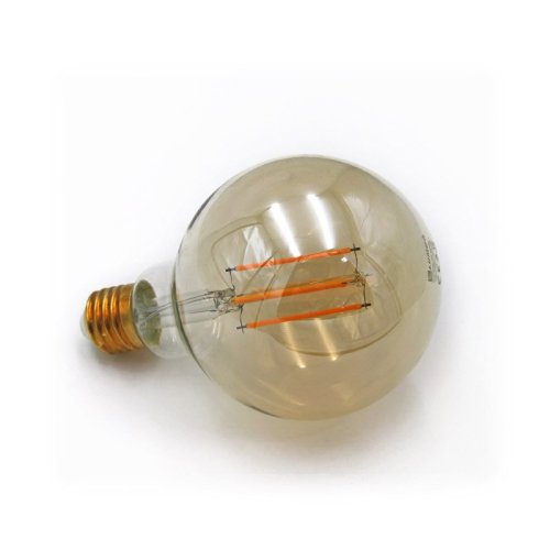 LED ΛΑΜΠΑ COG GLOBE Φ95 Ε27 8W ΝΤΙΜΑΡΙΖΟΜΕΝO ΜΕΛΙ 2200K 2