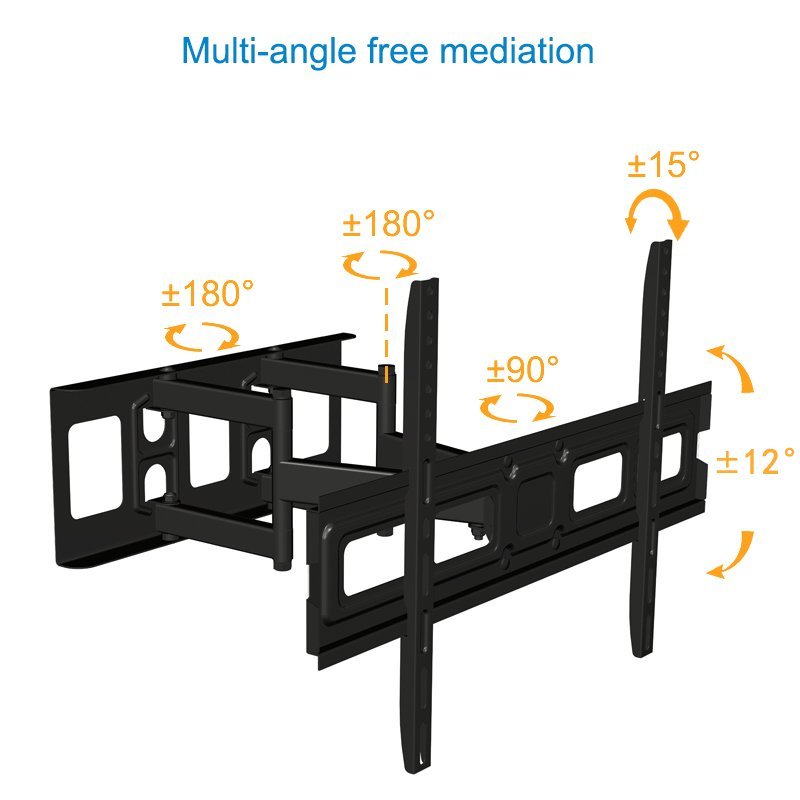 AX TITAN PLUS 32"-70" - ΒΑΣΗ TV ΜΕ ΔΙΠΛΟ ΒΡΑΧΙΟΝΑ VESA 600 X 400