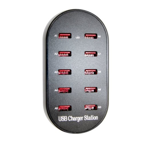 Φορτιστής Με Είσοδο 230V Έξοδο 5VDC Με 10 Θύρες USB