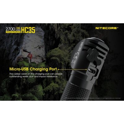 ΦΑΚΟΣ LED NITECORE HEADLAMP HC35, Rechargable...