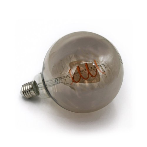 LED ΛΑΜΠΑ COG SPIRAL GLOBE Φ125 SMOKY Ε27 6W ΝΤΙΜΑΡΙΖ.ΘΕΡΜΟ 2