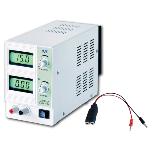 QJ-1803C Γραμμικό εργαστηριακό τροφοδοτικό 0-18V/0-3A 2