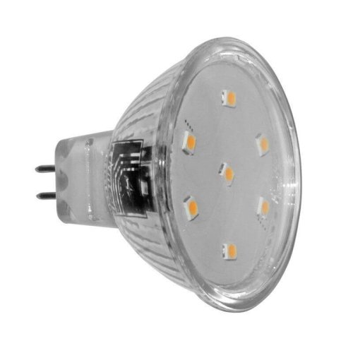 LED ΛΑΜΠΑ MR16 3W 12VAC/DC 105° ΨΥΧΡΟ 6200Κ 2
