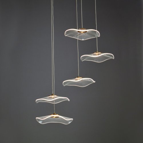 ΚΡΕΜΑΣΤΟ Φ/Σ LED 25W 3000K 1750LM NINFEA ΟΡΕΙΧΑΛΚΟ ΜΕΤ/ΚΟ... 2