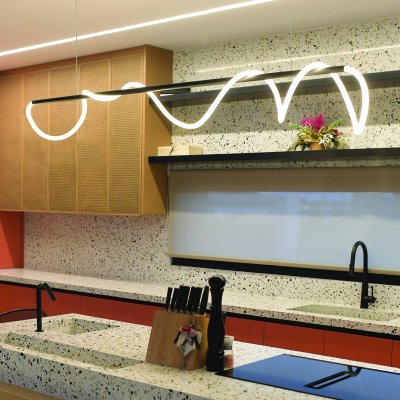 KYMA-ΦΩΤΙΣΤΙΚΟ ΚΡΕΜΑΣΤΟ ΜΑΥΡΟ ΜΑΤ ΜΕΤΑΛΛΙΚΟ LED...