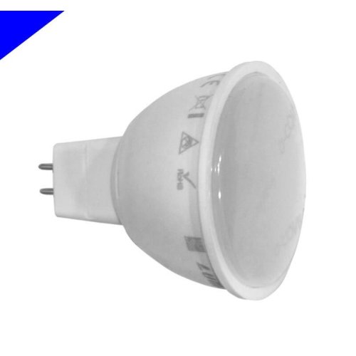 LED SMD MR16 5W 12VAC/DC 105° ΜΠΛΕ 2