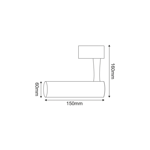 ΣΠΟΤ ΡΑΓΑΣ ΜΟΝΟΦΑΣΙΚΟ ΑΛΟΥΜΙΝΙΟ ΛΕΥΚΟ ΜΕ ΒΡΑΧΙΟΝΑ IP20... 2
