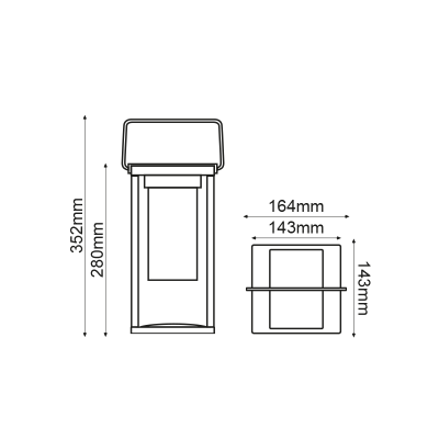 LED SMD TABLE BATTERY LUMINAIRE 3W 150LM 180°...